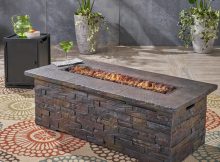 Home Loft Concepts Ritchie Outdoor Concrete Propane Fire Pit Wayfair inside dimensions 2500 X 2500