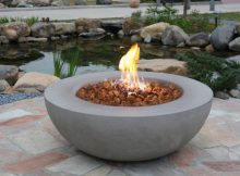 Homestyle Collection Lunar Bowl Concrete Fire Pit Wayfair within dimensions 1280 X 803