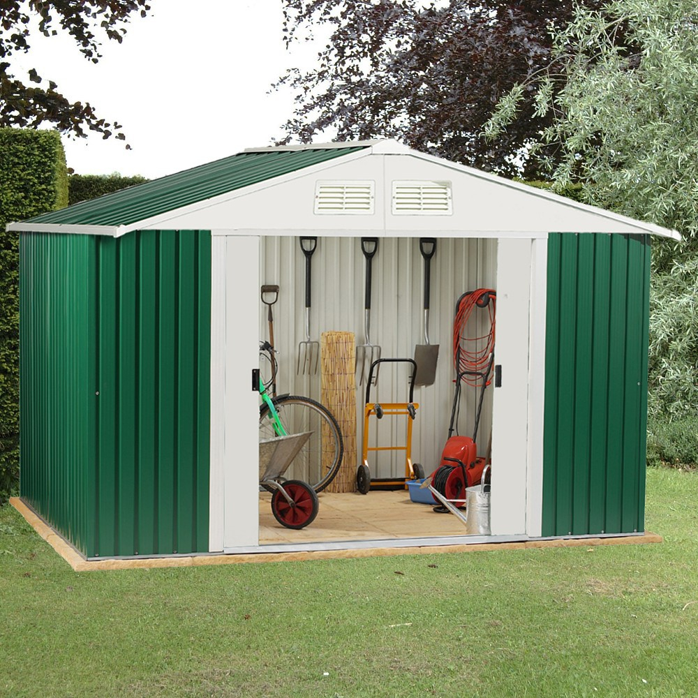 Hot Dipped Galvanised Steel Garden Storage Sheds Metal Garden within size 1000 X 1000