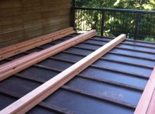 Ib Waterproof Membrane With 2x4 Pt Sleepers And 2x6 Redwood Ch inside sizing 1936 X 2592