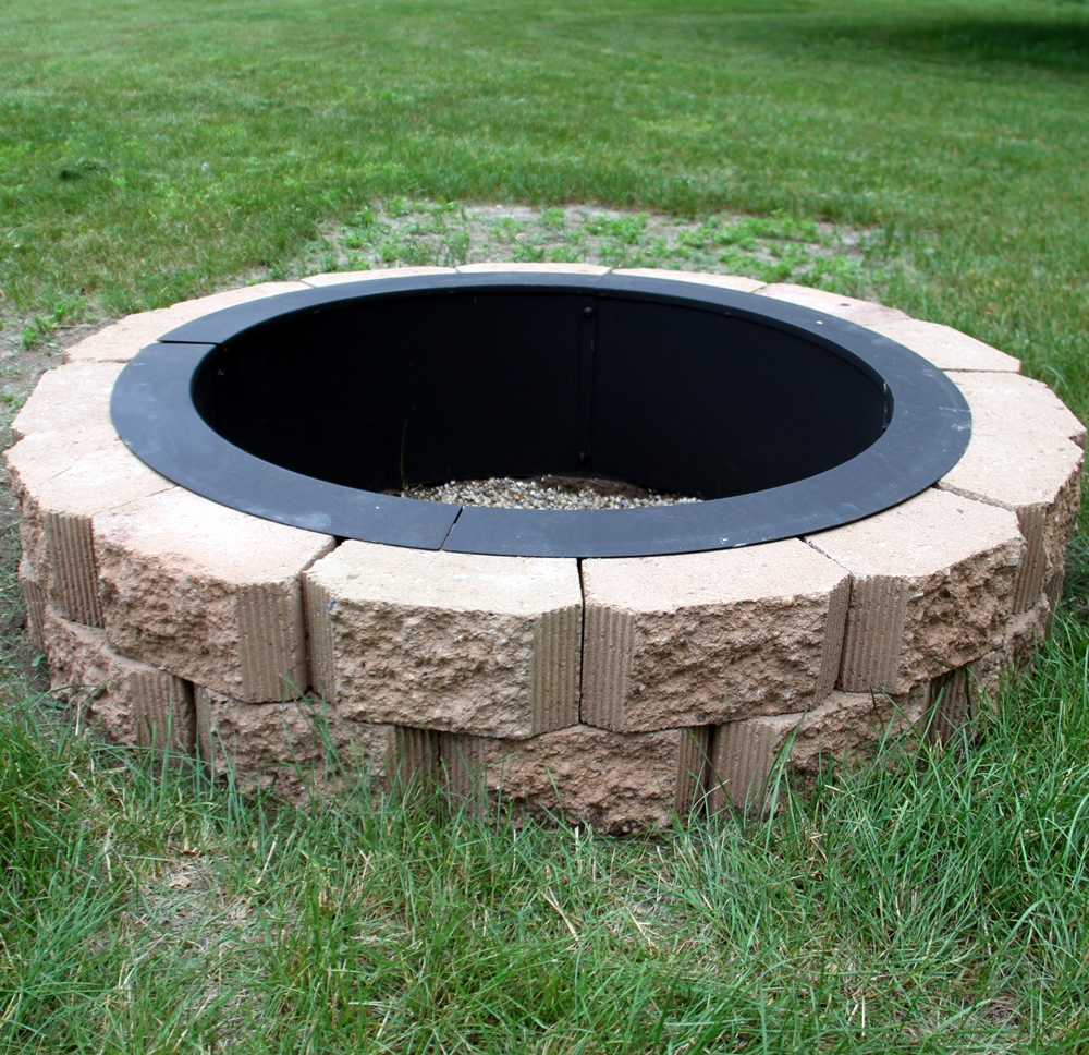 Inground Fire Pit Ring The Latest Home Decor Ideas with measurements 1000 X 968