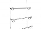 Interdesign York Over Shower Door Towel Rack 3 In White And Chrome pertaining to sizing 1000 X 1000