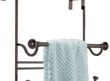 Interdesign York Over The Bathroom Shower Door Bath Towel Bar With inside sizing 1500 X 1500