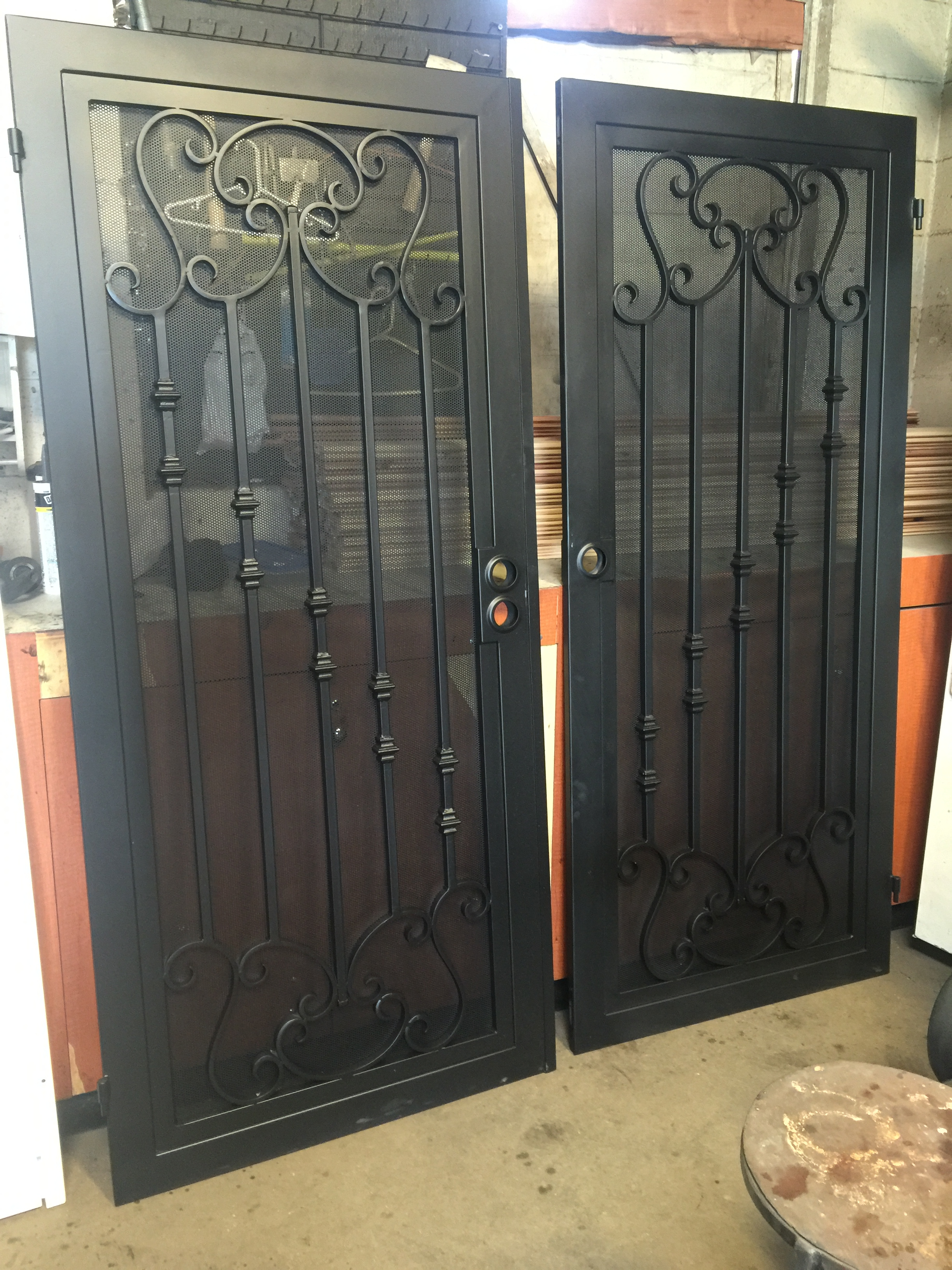Iron Screen Doors Iron Works Inc In Carson Long Beach Gates within proportions 2448 X 3264