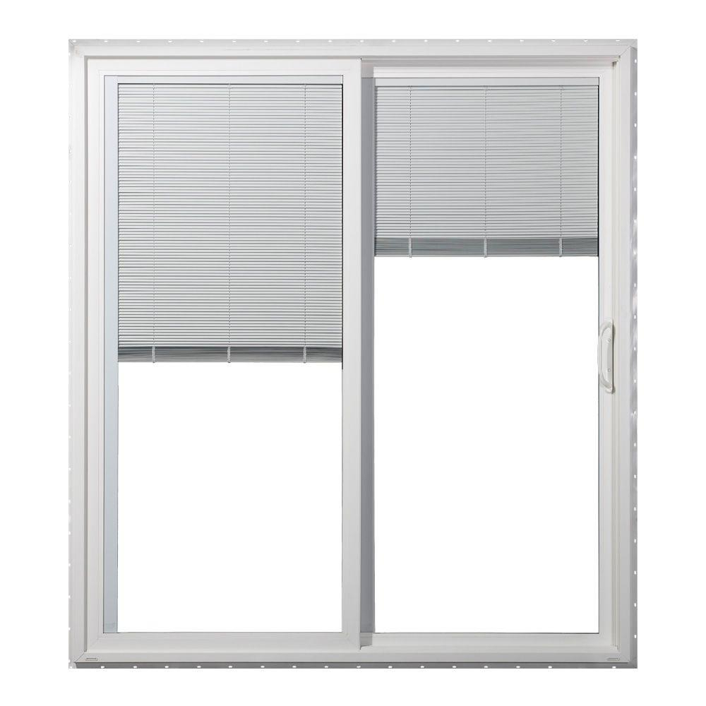 Jeld Wen 72 In X 80 In V 4500 White Vinyl Right Hand Full Lite with regard to sizing 1000 X 1000