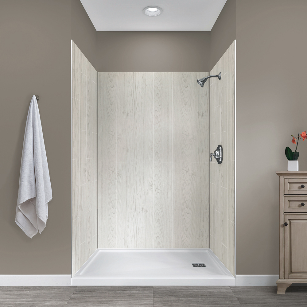 Jetcoat 48 X 34 Five Panel Shower Wall System Foremost Bath with sizing 1000 X 1000