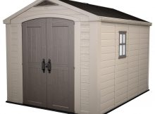 Keter Factor 8 Ft X 11 Ft Plastic Outdoor Storage Shed 211203 with regard to sizing 1000 X 1000