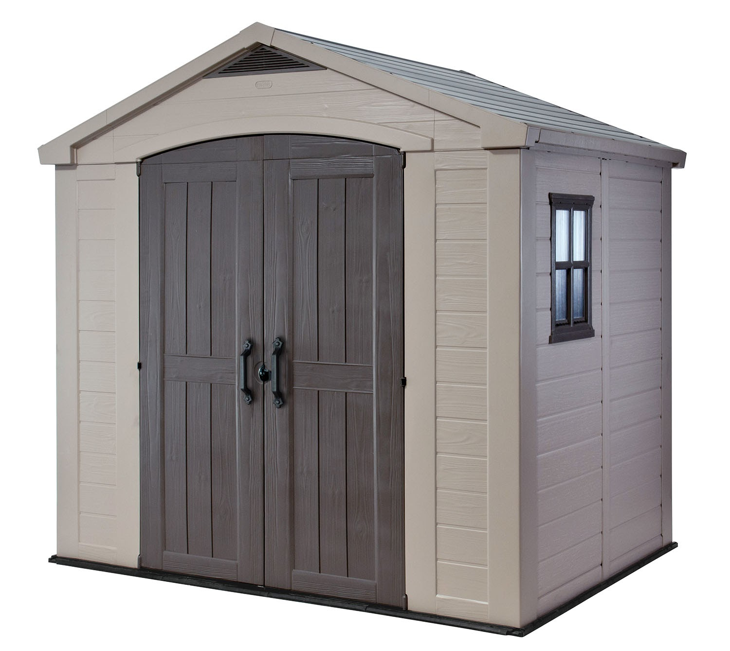 Keter Factor 8 X 6 Resin Storage Shed All Weather Plastic Outdoor throughout proportions 1500 X 1339