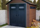 Keter Fusion 7 Ft 4 In W X 7 Ft 5 In Manufactured Wood Storage throughout size 3313 X 3332