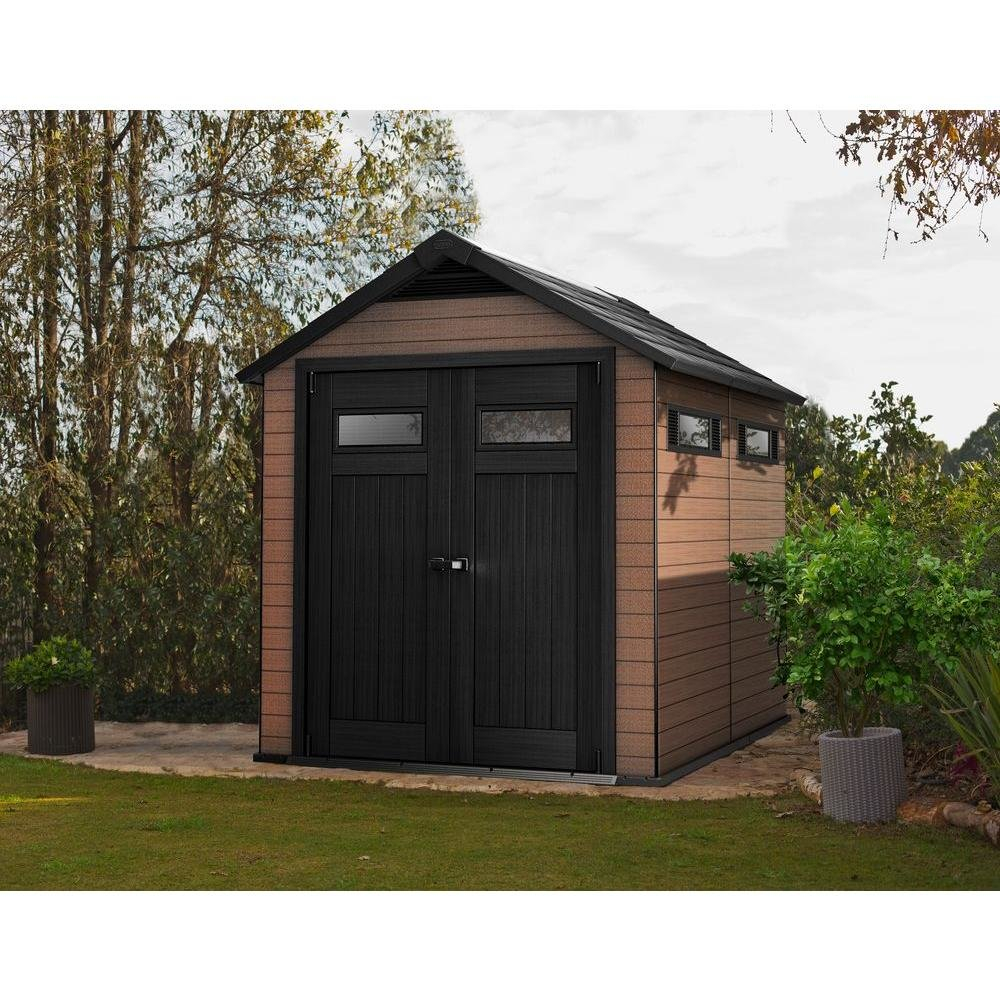 Keter Fusion 7 Ft 6 In W X 9 Ft 5 In D Composite Storage Shed inside sizing 1000 X 1000