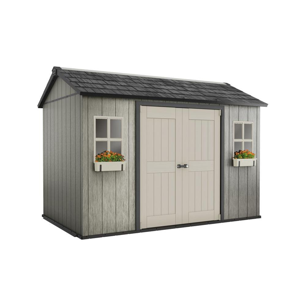 Keter My Shed 11 Ft X 75 Ft Fully Customizable Storage Shed intended for size 1000 X 1000