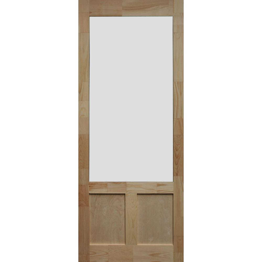 Kimberly Bay 36 In X 80 In Elmwood Natural Pine Screen Door intended for proportions 1000 X 1000