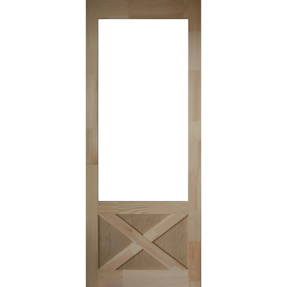 Kimberly Bay 36 In X 84 In Thompson Natural Pine Screen Door within proportions 1000 X 1000