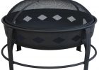 Landmann Bromley 24 In Diamond Steel Fire Pit In Black 21860 The intended for sizing 1000 X 1000
