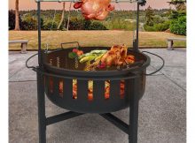 Landmann Fire Rock Fire Pit And Grill With Rotisserie 23960 with regard to dimensions 1600 X 1600