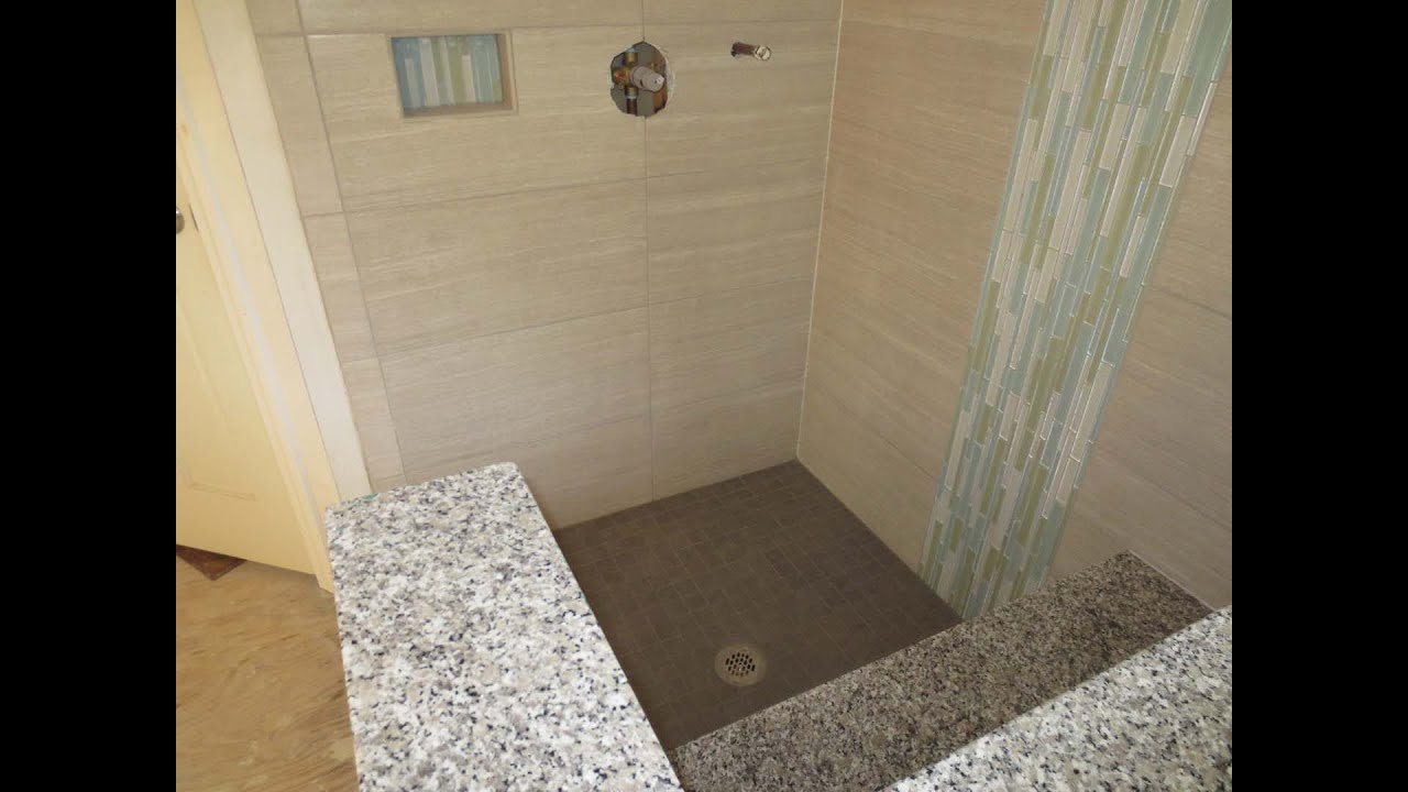 Large Format Tile Bathroom Time Lapse Installed With Progress regarding proportions 1440 X 1080