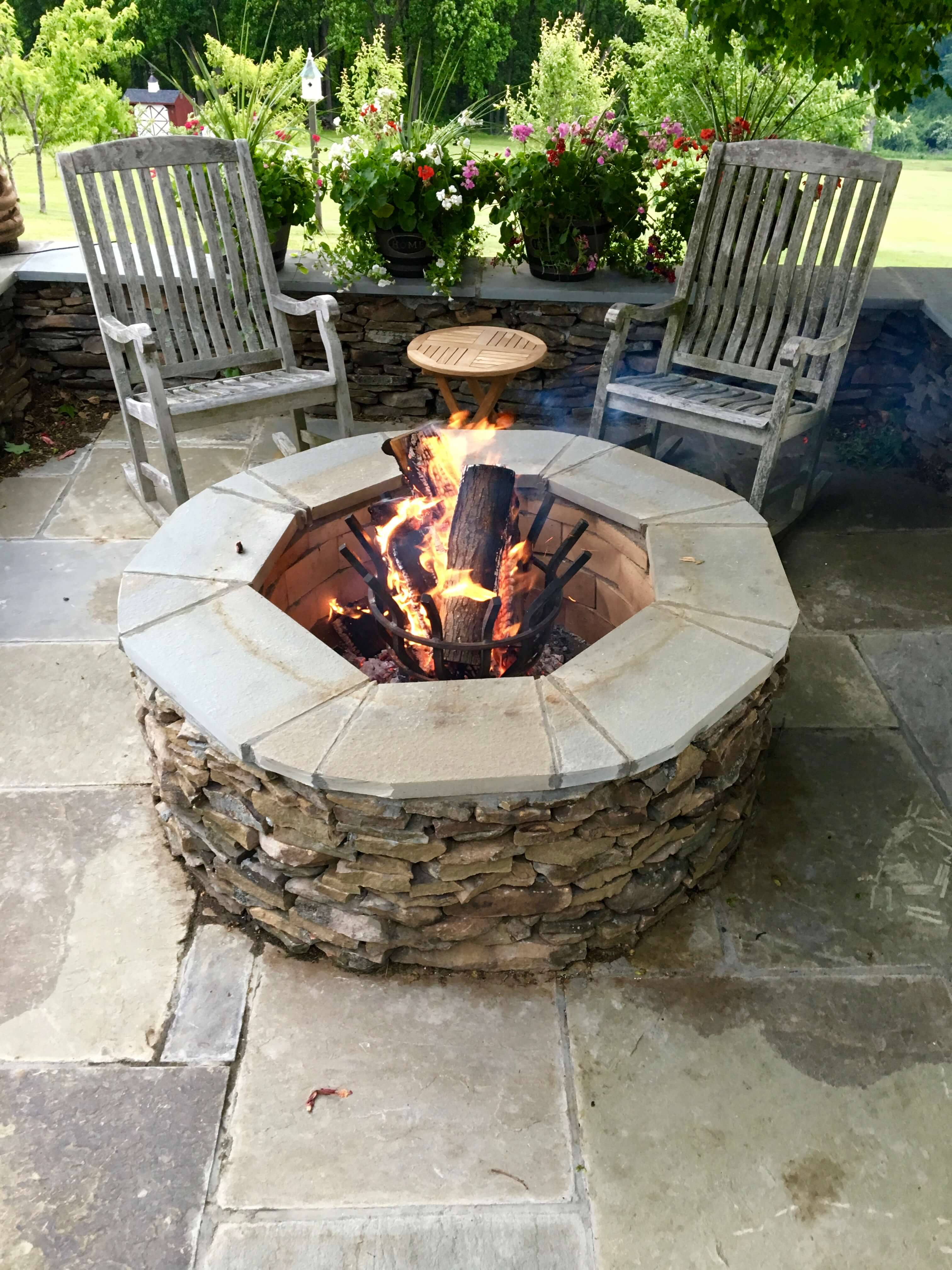 Large Round Outdoor Fire Pit Kit A Centerpiece For Outdoor with proportions 3024 X 4032