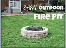 Lauras Plans Easy Outdoor Fire Pit inside dimensions 1600 X 1213