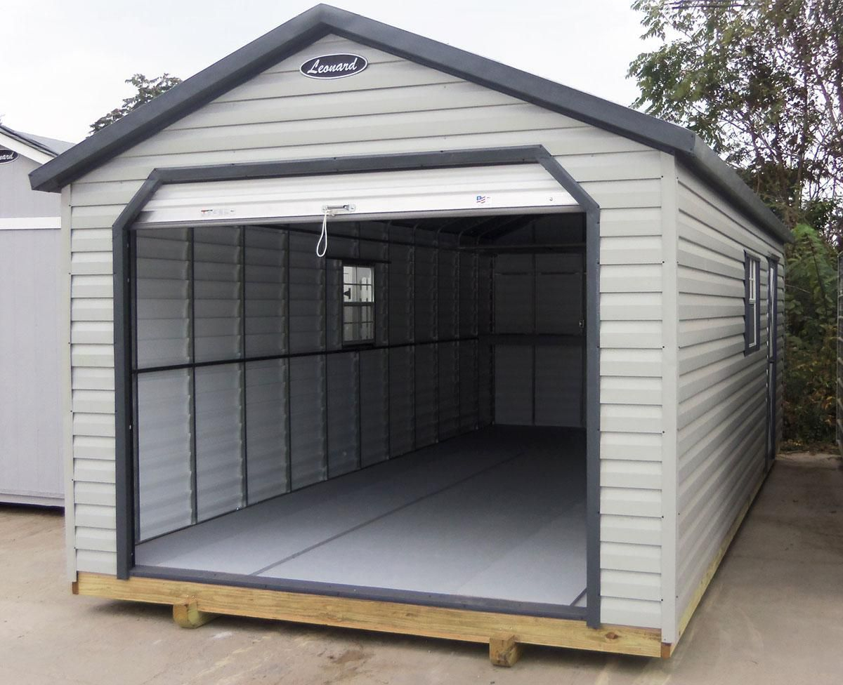Leonard 12x20 Steel Frame Lap Metal Sided Storage Building intended for size 1200 X 976