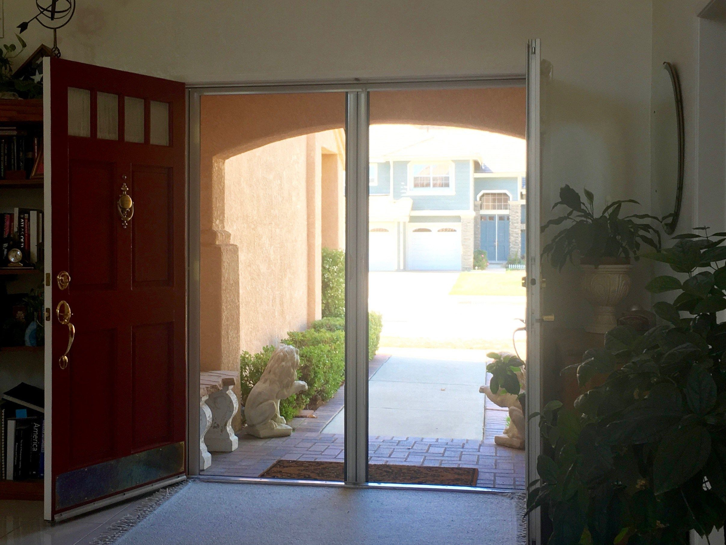 Let The Fresh Air In With Genius Retractable Screen Doors within sizing 2414 X 1811