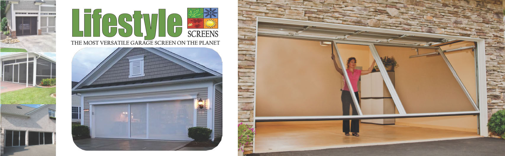 Lifestyle Garage Door Screens intended for dimensions 1707 X 530
