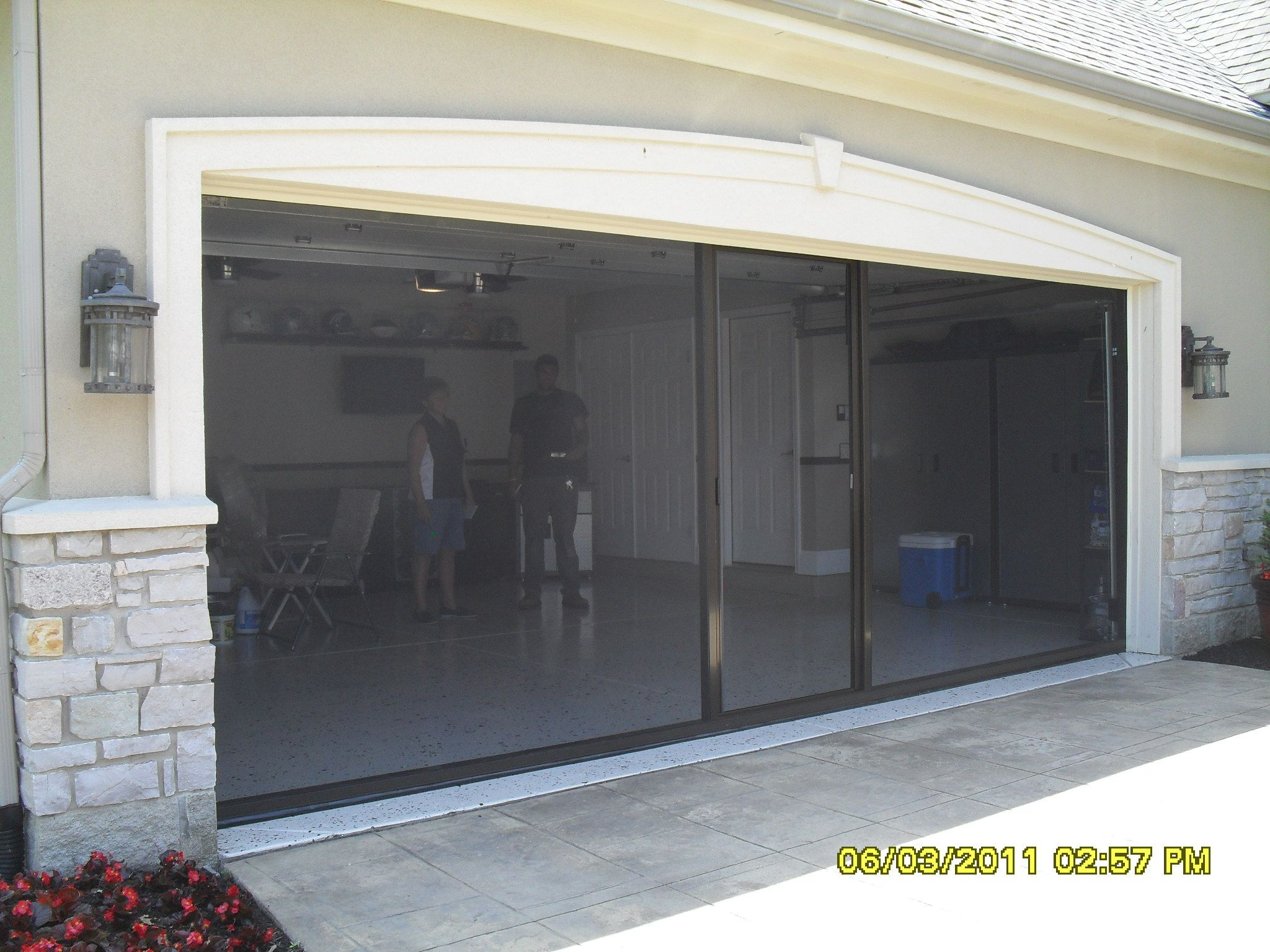 Lifestyle Garage Screen Door In Dayton Garage Door With Screen In in dimensions 2048 X 1536