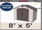 Lifetime 6418 8x5 Storage Shed Faq And Buying Tips Competitive throughout sizing 1280 X 720