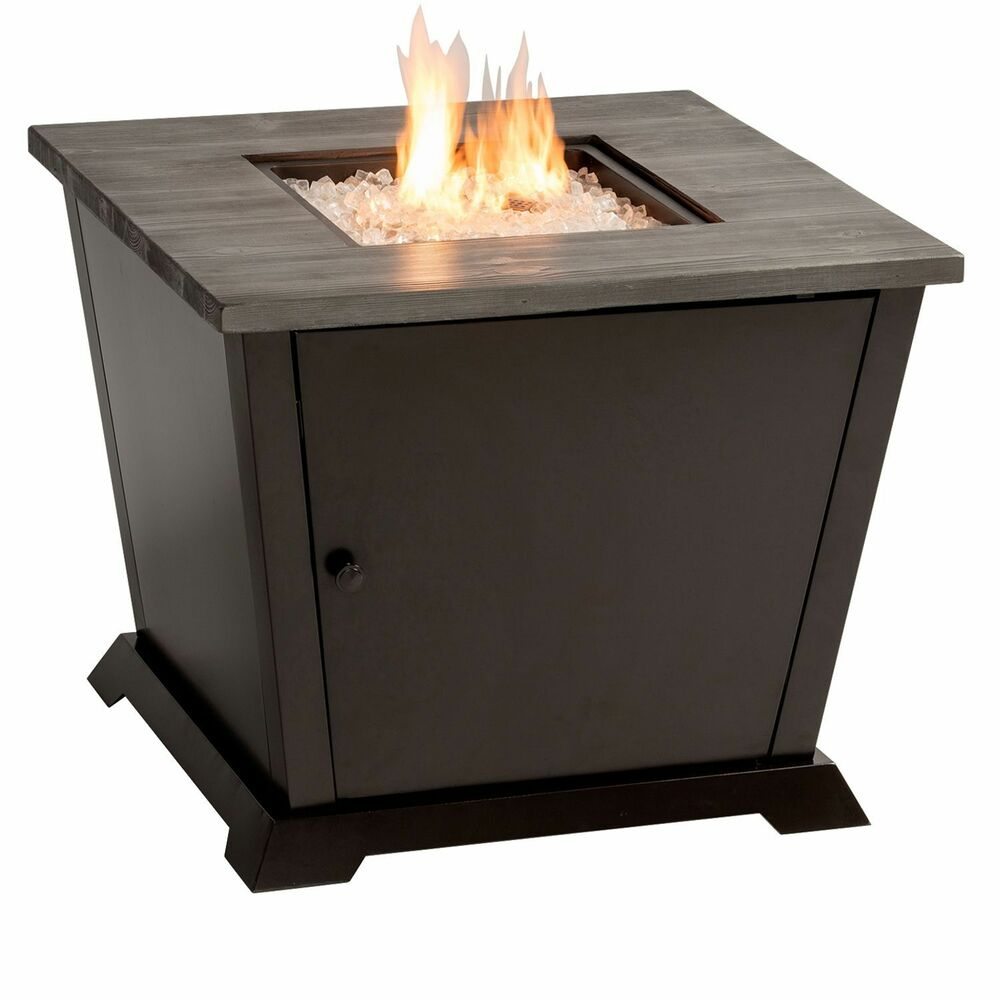 Liquid Propane Lp Gas 30 Square 50000 Btu Outdoor Fire Pit Table W for size 1000 X 1000