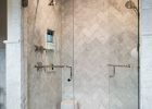 Love This Marble Herringbone Shower Source Marble Tiles Like This inside proportions 3553 X 5466
