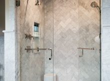 Love This Marble Herringbone Shower Source Marble Tiles Like This pertaining to sizing 3553 X 5466