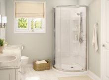 Maax Cyrene 34 Inx 76 In Off Center Corner Shower Kit Wsemi within measurements 1000 X 1000