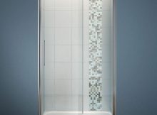 Maax Halo 48 In X 82 In Frameless Sliding Shower Door In Chrome throughout measurements 1000 X 1000