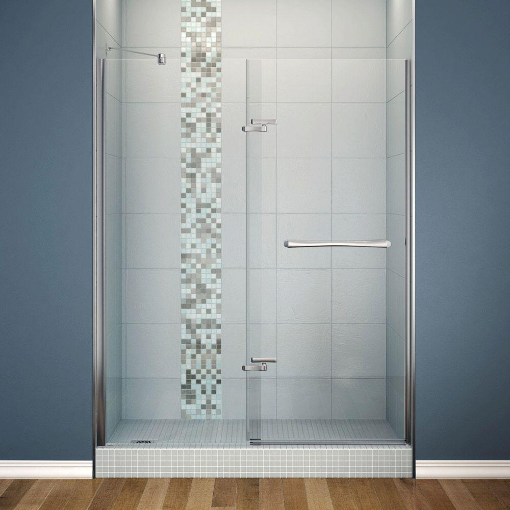 Maax Reveal 59 In X 71 12 In X 12 In Semi Framed Pivot Shower with proportions 1000 X 1000