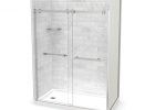 Maax Utile Marble Carrara 5 Piece Alcove Shower Kit Common 32 In X within dimensions 900 X 900