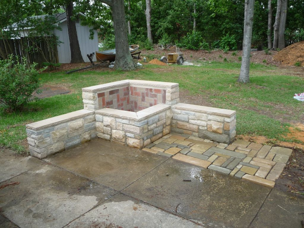 Masonry Fire Pit 6 Steps With Pictures inside proportions 1024 X 768