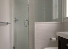Master Bathroom Yes To This Frameless Shower Door Idea Tiled Half pertaining to measurements 810 X 1080