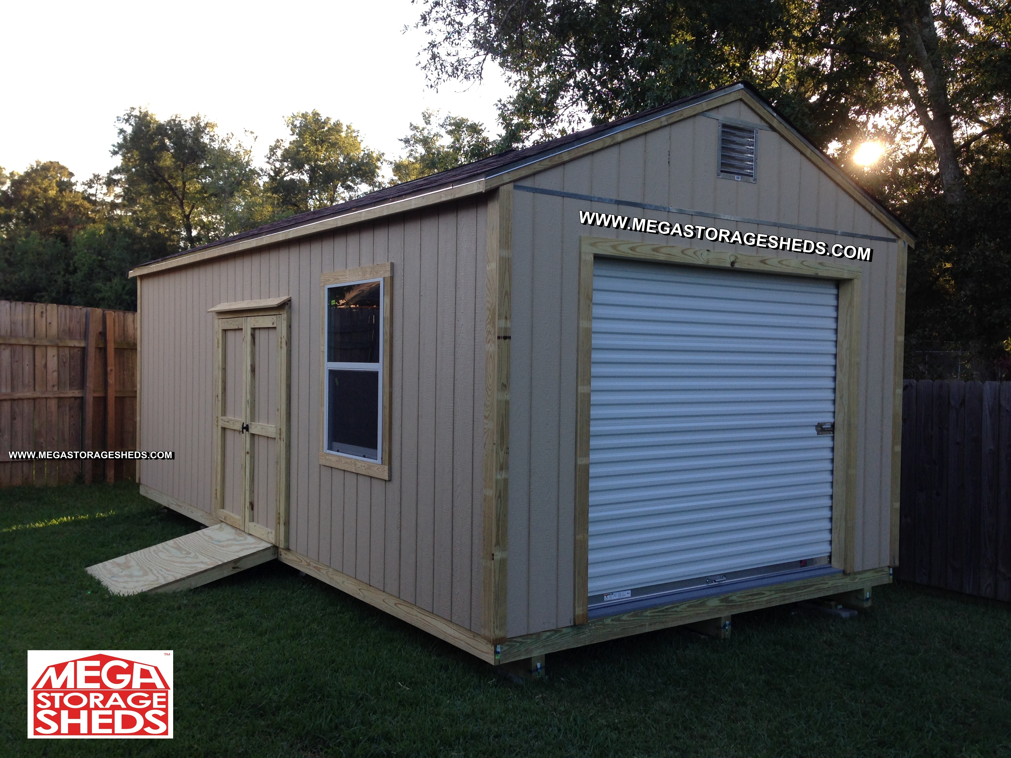 Mega Storage Sheds Options Roll Up Doors in proportions 3264 X 2448