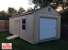Mega Storage Sheds Options Roll Up Doors intended for size 3264 X 2448