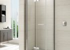 Merlyn 8 Series Frameless Hinged Bifold Shower Door 800mm M87211 pertaining to size 1100 X 1100
