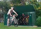 Metal Bike Storage Shed For 29 Inch Bikes Asgard Asgard within size 1300 X 970