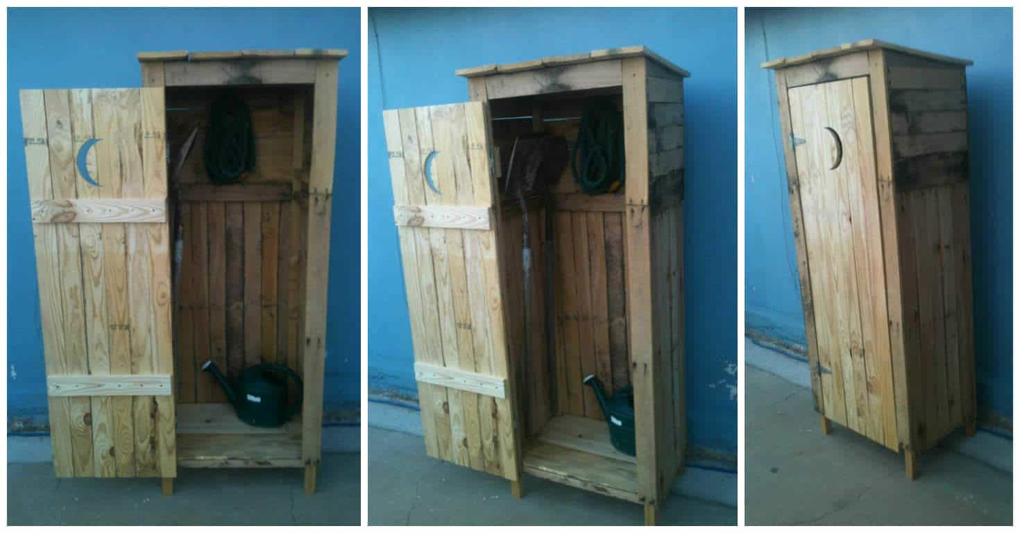 Mini Storage Shed Outhouse Look 1001 Pallets throughout sizing 1470 X 768