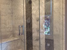 Mirror Mosaic Shower Wall Marble Shower Large Shower Master Bath with regard to measurements 1648 X 2208