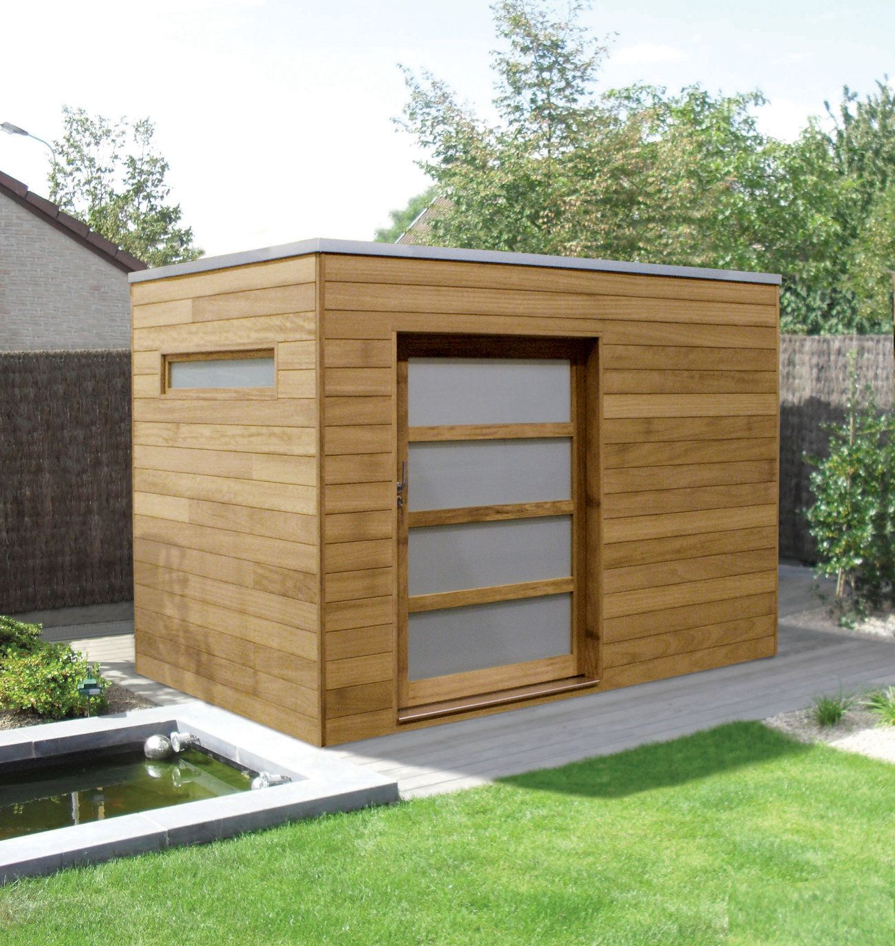Modern Garden Sheds To Style With Our New Innovative Range with proportions 1300 X 1373