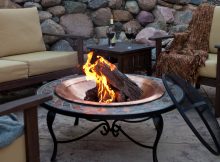 Mosaic 40 Inch Surround Fire Pit With Copper Fire Bowl New House in size 1600 X 1600