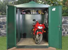 Motorcycle Storage Shed 9ft X 5ft 2 Motorbike Garage Asgard in size 1300 X 970