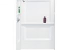 Mustee Durawall White Shower Wall Surround Panel Kit Common 48 In with regard to proportions 900 X 900