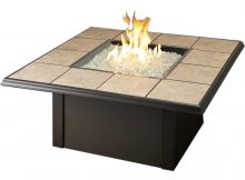 Napa Valley Propane Fire Pit Table Outdoor Greatroom Company Brown throughout measurements 1318 X 1318