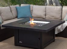 Napoleon Square Propane Fire Pit Table Turn The Party Up A Notch throughout measurements 3200 X 3200