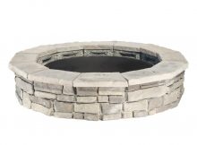 Natural Concrete Products Co 44 In Random Stone Gray Round Fire Pit pertaining to proportions 1000 X 1000