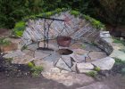 Natural Rock Fire Pit Fireplace Design Ideas with regard to proportions 1024 X 768